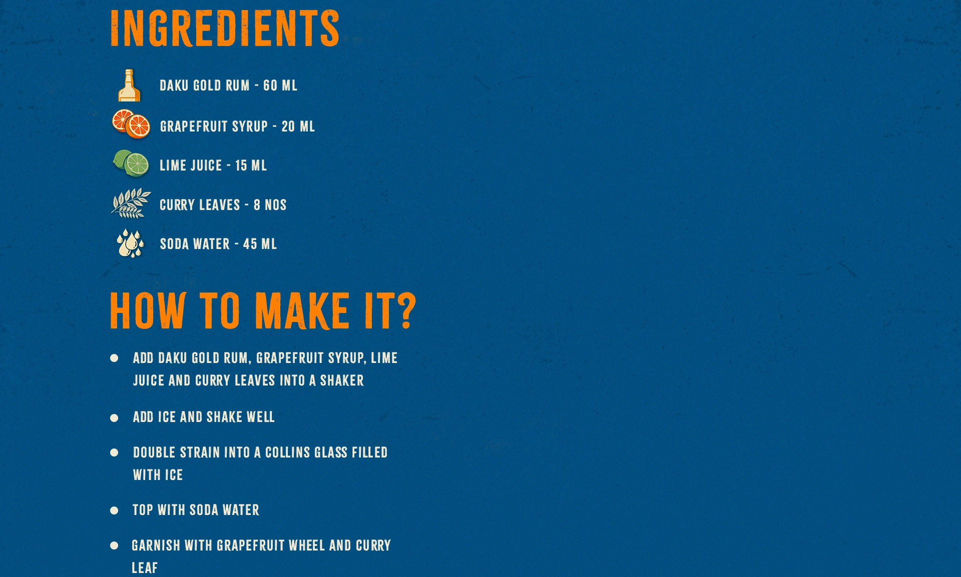 Daku Rum premium bottle banner – best rum brand in India