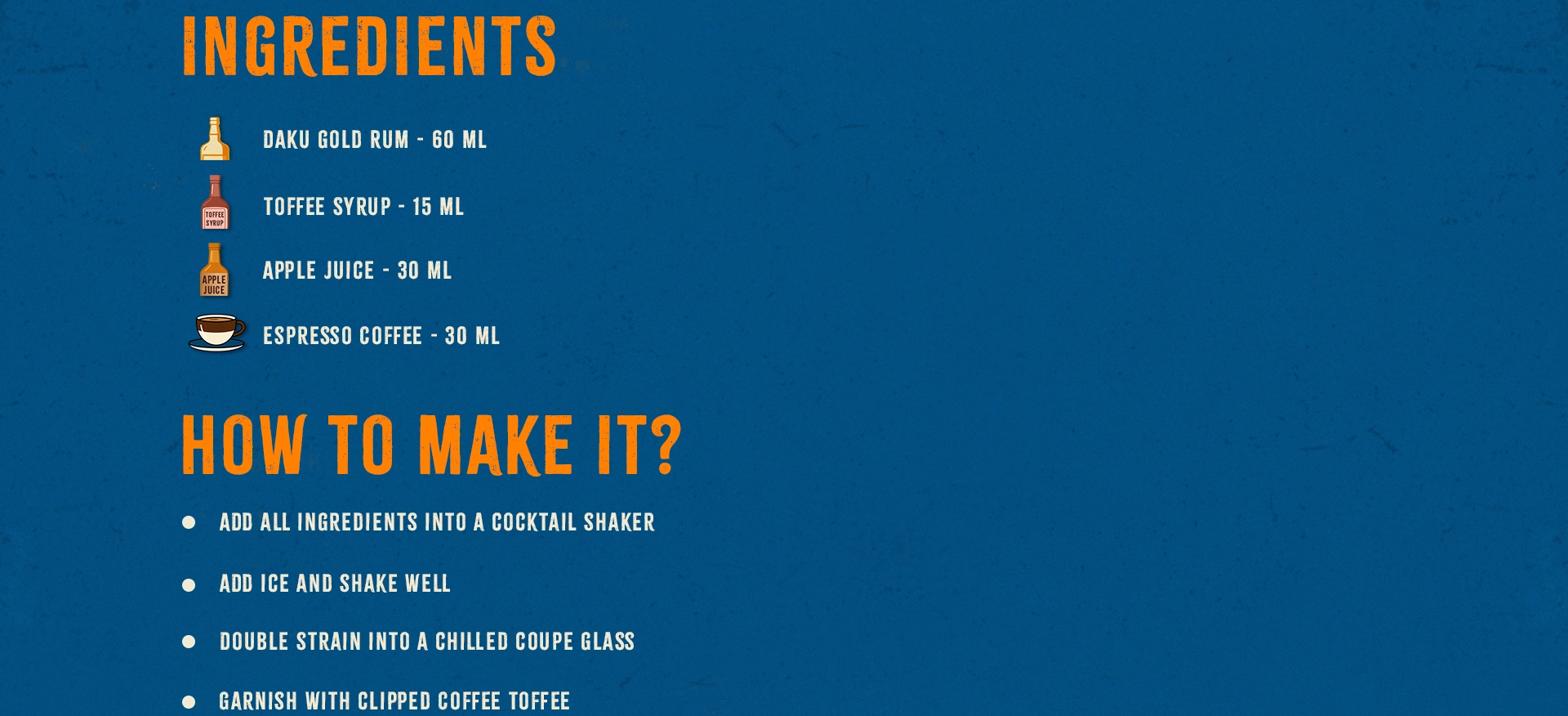 Daku Rum premium bottle banner – best rum brand in India