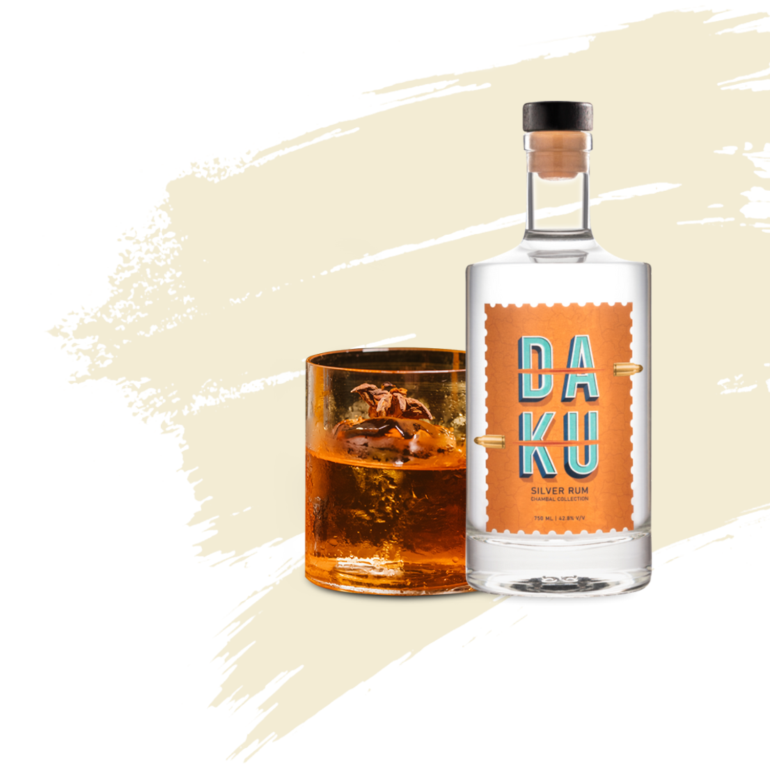 Daku Rum Golden Era premium rum bottle