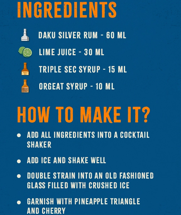 Daku Rum premium bottle banner – best rum brand in India