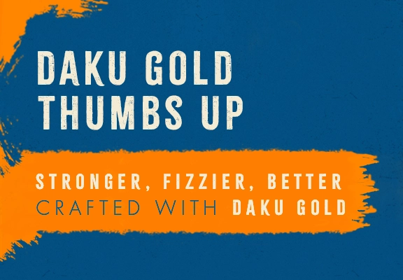 Thumb stamp element – Daku Rum branding graphic
