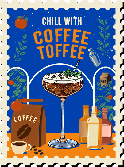 Daku Rum Coffee Toffee flavored rum bottle