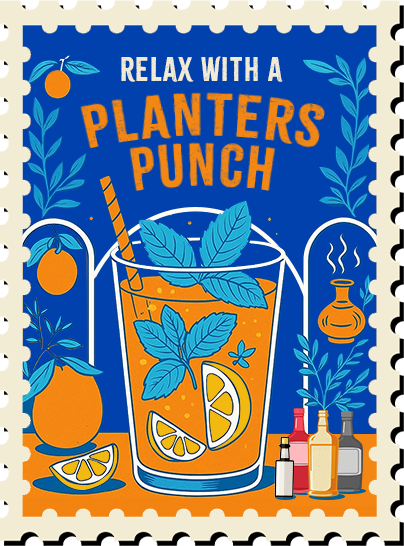 Daku Rum Planter’s special rum bottle